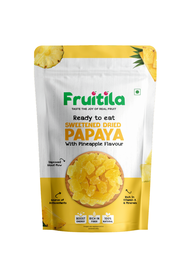 Sweetened Dried Papaya – Pineapple Flavour